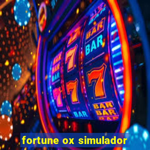 fortune ox simulador